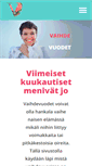 Mobile Screenshot of menopaussi.fi