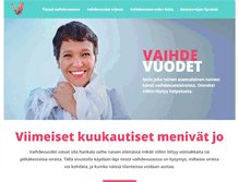 Tablet Screenshot of menopaussi.fi